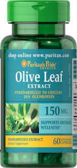 Puritans Pride Olive Leaf Extract 150Mg x 60 Capsules