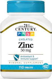 21st Century Zinc 50mg x 110 Tablets