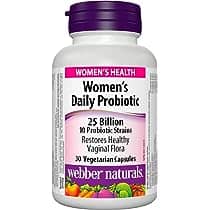 Webber Naturals Womens Daily Probiotic 25 Bcfu x 30 Capsules