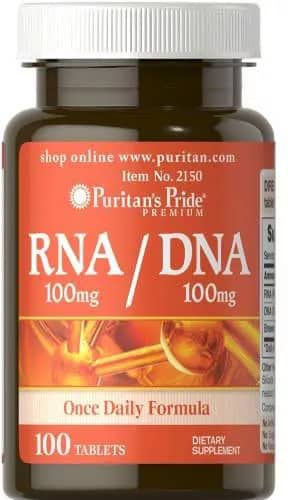 Puritans Pride Rna /Dna 100Mg/100Mg x 100 Tablets