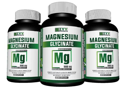 Zyy Nutrition Magnesium Glycinate 1000mg x 180 Cap