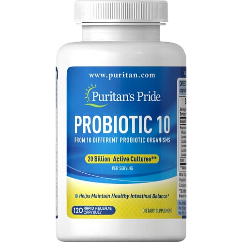 Puritans Pride Probiotic 10 x 120 Capsules