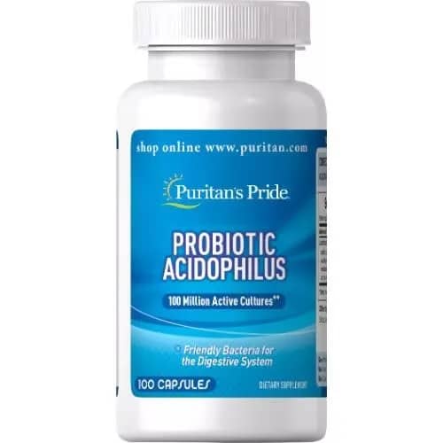Puritans Pride Probiotic Acidophilus x 100 Capsules