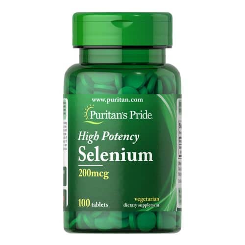 Puritans Pride Selenium 200Mcg x 100 Tablets