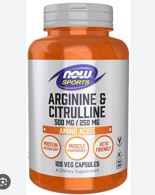 Nowsports Arginine & Citrulline 500/250 x 120Capsules