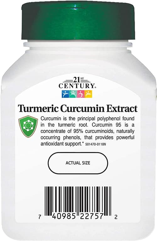 21st Century Curcumin 95% 500mg x 45 Capsules