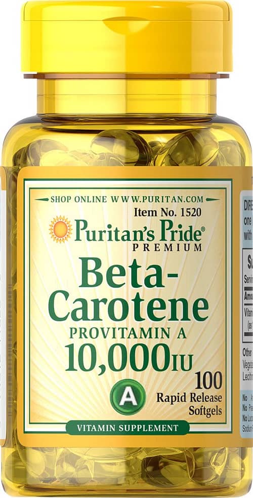 Puritans Pride Vitamin A 10000Iu x 100 Softgels